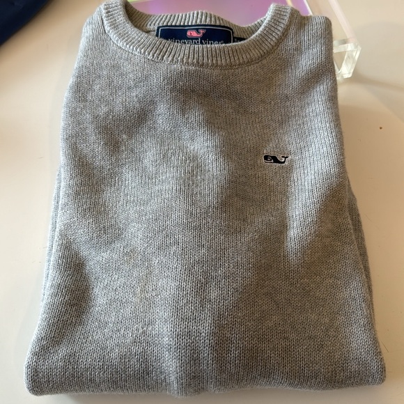 Vineyard Vines boys cotton sweater grey size small - Picture 5 of 6